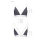 Спортивный топ с двойными бретелями Passion PS007 TOP L, dark grey