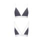 Спортивный топ с двойными бретелями Passion PS007 TOP XL, dark grey
