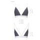 Спортивный топ с двойными бретелями Passion PS007 TOP XL, dark grey