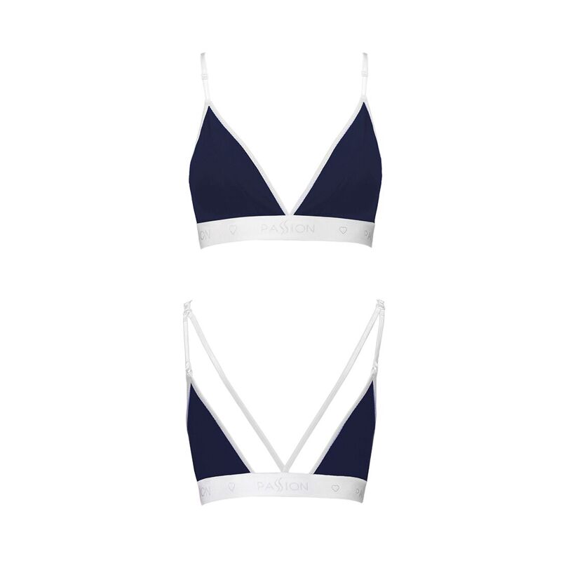Спортивный топ с двойными бретелями Passion PS007 TOP M, navy blue