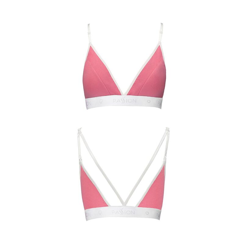 Спортивный топ с двойными бретелями Passion PS007 TOP L, pink