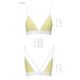 Спортивный топ с двойными бретелями Passion PS007 TOP L, yellow