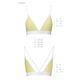 Спортивный топ с двойными бретелями Passion PS007 TOP S, yellow