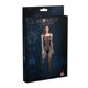 Бодистокинг Moonlight Model 02 XS-L Black, имитация корсета и чулок на ажурной резинке