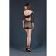 Мини-платье Moonlight Model 07 XS-L Black, глубокое декольте, открытая спинка