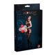Бодистокинг с доступом Moonlight Model 14 XS-L Black, рисунок боди и чулок на подвязках