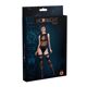 Комплект: боди и чулки Moonlight Model 16 XS-L Black, имитация топа и трусиков