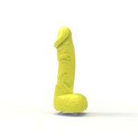 Мило у формі пеніса Pure Bliss MINI Yellow, крафтове мило-член, натуральне