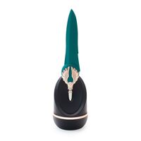 Изысканный вибратор Knight Jenay FLOWERS & SWORD, маска, лента и лубрикант в комплекте Изысканный вибратор Knight Jenay FLOWERS & SWORD, маска, лента и лубрикант в комплекте
