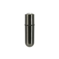 Вибропуля PowerBullet First-Class Bullet 2.5″ with Key Chain Pouch, Gun Metal, 9 режимов вибрации Вибропуля PowerBullet First-Class Bullet 2.5″ with Key Chain Pouch, Gun Metal, 9 режимов вибрации