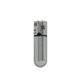Вибропуля PowerBullet First-Class Bullet 2.5″ with Key Chain Pouch, Silver, 9 режимов вибрации