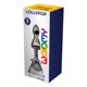 Металлическая анальна пробка Wooomy Lollypop Double Ball Metal Plug S, диаметр 2,8 см, длина 8,5 см