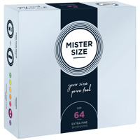 Презервативы Mister Size - pure feel - 64 (36 condoms), толщина 0,05 мм