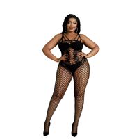 Бодістокінг Moonlight Plus Model 04 XL-XXXL Black, з доступом Бодістокінг Moonlight Plus Model 04 XL-XXXL Black, з доступом