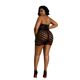 Платье-бодистокинг Moonlight Plus Model 10 XL-XXXL Black