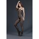 Прозрачный бодистокинг Moonlight Model 03 XS-L Black, с доступом