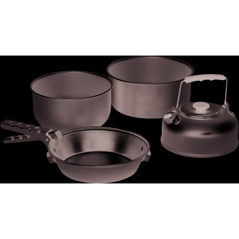 Набір туристичного посуду Easy Camp Adventure Cook Set L Silver (580039)