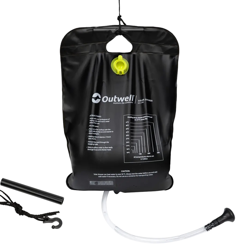 Душ портативний Outwell Solar Shower 20L Black (651067) Душ портативний Outwell Solar Shower 20L Black (651067)