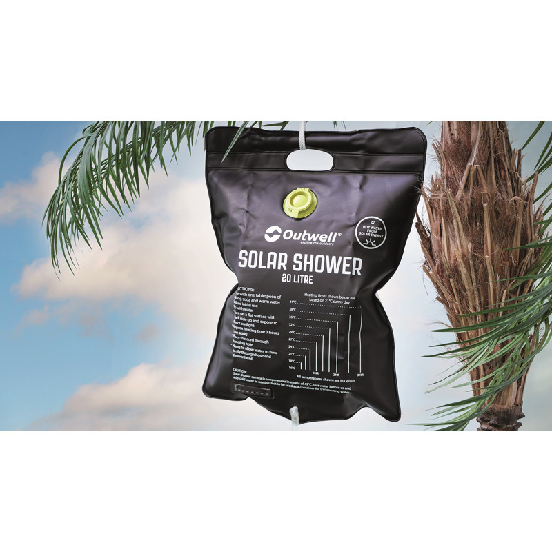 Душ портативний Outwell Solar Shower 20L Black (651067) Душ портативний Outwell Solar Shower 20L Black (651067)