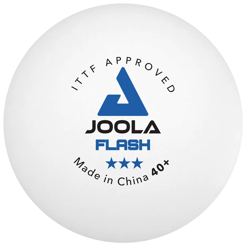М'ячі для настільного тенісу Joola Flash 40+ White ITTF 6 шт (40041)