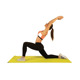 Килимок спортивний Toorx Yoga PVC 173 х 60 х 0,6 см для йоги та фітнесу Viola/Antracite (MAT-177)