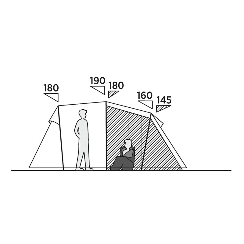Намет п'ятимісний Easy Camp Hidra 5 (120491)