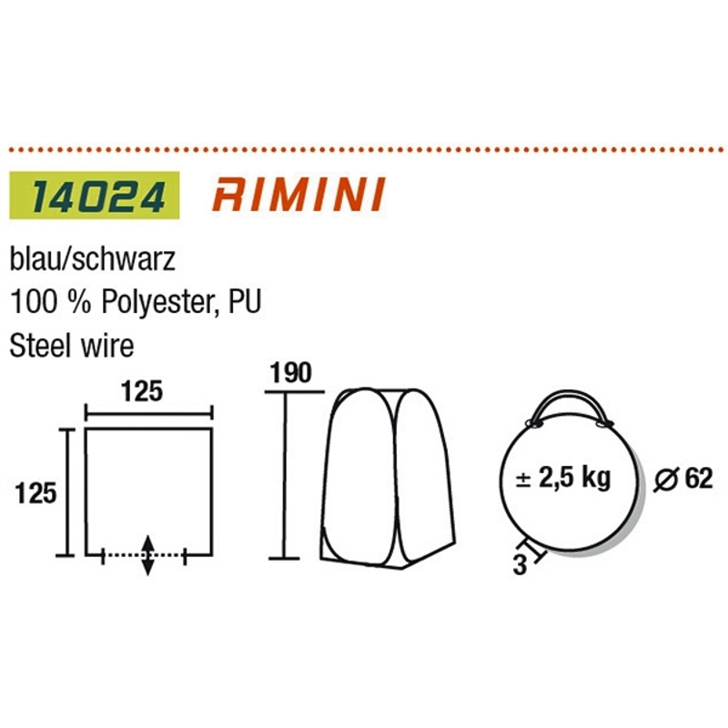 Намет технічний High Peak Rimini Blue (14023) Намет технічний High Peak Rimini Blue (14023)