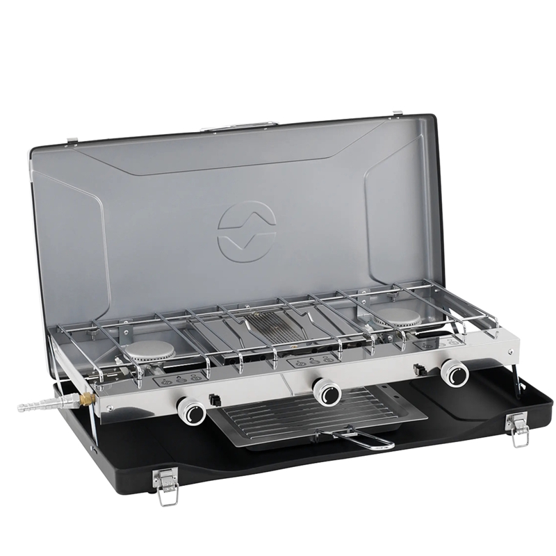 Портативна газова плитка Outwell Kirishima Trio (651267) Портативна газова плитка Outwell Kirishima Trio (651267)