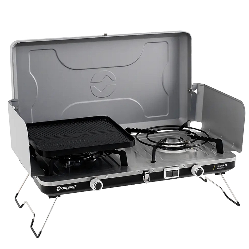 Портативна газова плитка Outwell Merapi Pro Duo Deluxe (651270) Портативна газова плитка Outwell Merapi Pro Duo Deluxe (651270)