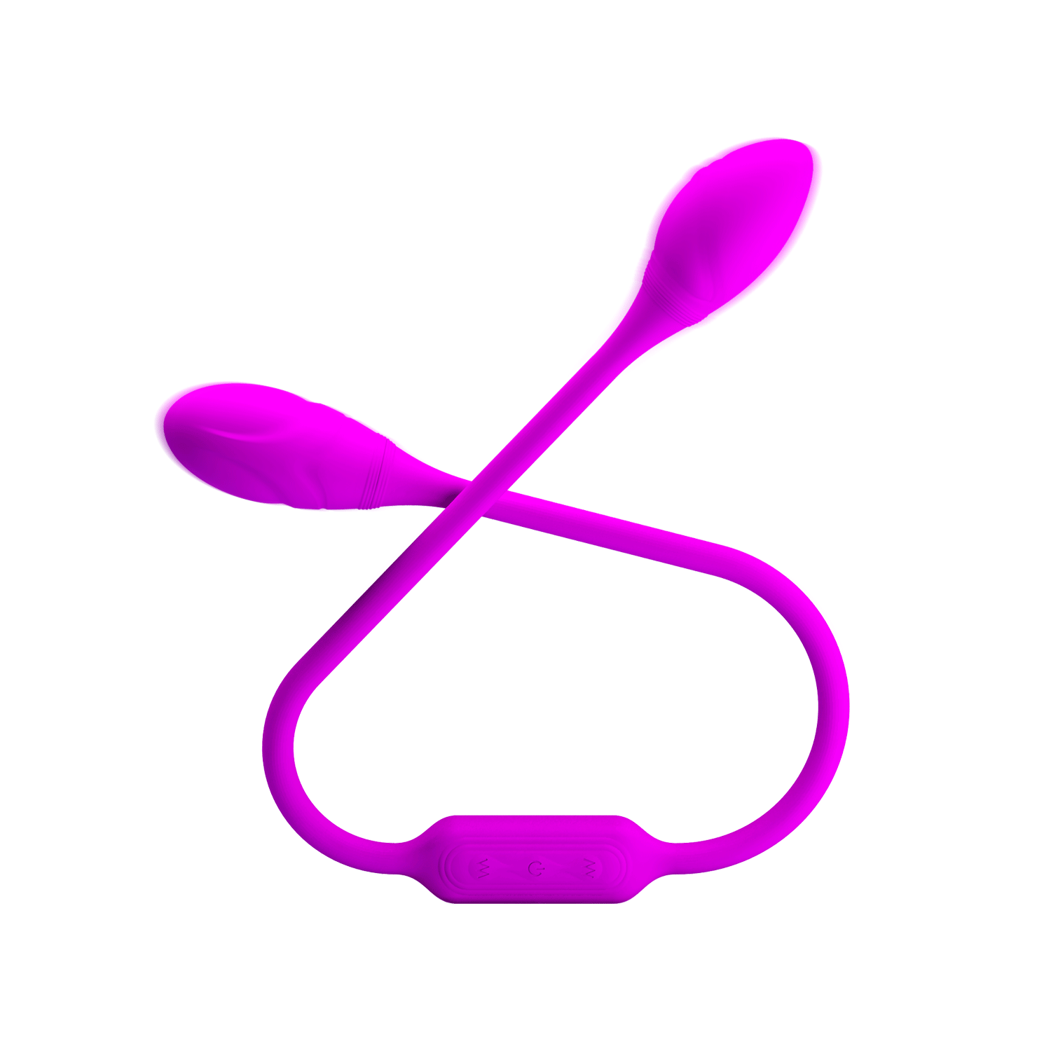 Гибкий вибростимулятор для пар PRETTY LOVE Dream Lover's Whip, фиолетовый, 65.5 х 3.2 см