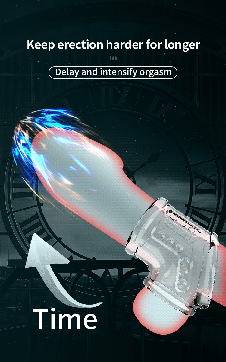Стимуююча насадка на пеніс Pretty Love Penis Sleeve, прозора, 7,2 х 4,7 см